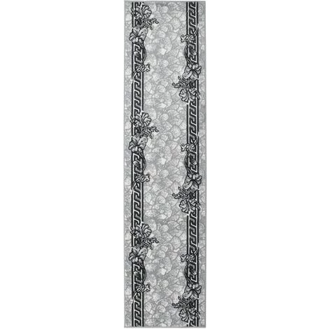 VidaXL Tapis BCF Gris 60x300 Cm - Gris 1 VidaXL Tapis BCF Gris 60x300 Cm - Gris