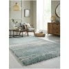 FLAIR RUGS Tapis Shaggy Design Pour Salon Reza Bleu 120x170 - Bleu