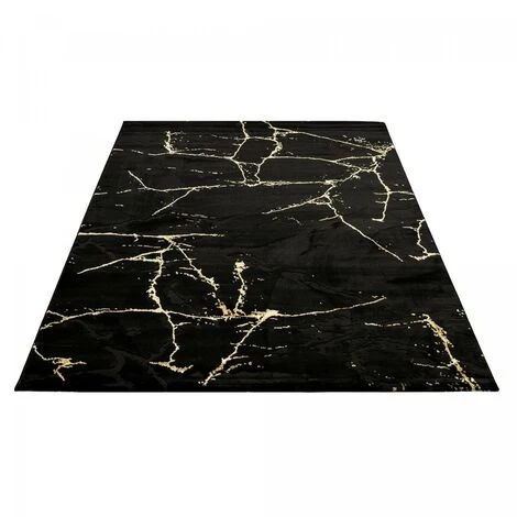 JADOREL Tapis Salon 80x150 Cm Rectangulaire MARGOLD Or Entrée Adapté Au Chauffage Par Le Sol - Or 4 JADOREL Tapis Salon 80x150 Cm Rectangulaire MARGOLD Or Entrée Adapté Au Chauffage Par Le Sol - Or – Image 4