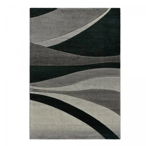 JADOREL Tapis Salon 120x170 Cm Rectangulaire CLAM Gris Chambre Adapté Au Chauffage Par Le Sol - Gris 2 JADOREL Tapis Salon 120x170 Cm Rectangulaire CLAM Gris Chambre Adapté Au Chauffage Par Le Sol - Gris – Image 2