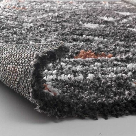 Paris Prix - Tapis Déco à Motifs "saharienne" 60x110cm Noir 2 Paris Prix - Tapis Déco à Motifs "saharienne" 60x110cm Noir – Image 2