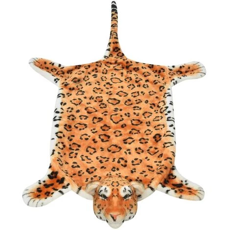 Tapis En Peluche En Forme De Léopard 139 Cm Marron VidaXL 2 Tapis En Peluche En Forme De Léopard 139 Cm Marron VidaXL – Image 2