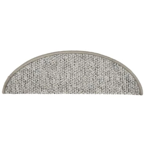 VidaXL Tapis De Marches D'escalier 15 Pcs Gris Clair 65x25 Cm - Gris 5 VidaXL Tapis De Marches D'escalier 15 Pcs Gris Clair 65x25 Cm - Gris – Image 5