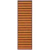 LOLAHOME Tapis D'allée En Bambou Orange 60x200 Cm