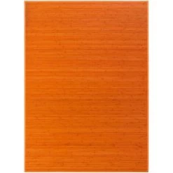 LOLAHOME Tapis De Salon Bambou Orange 250x180cm