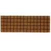 LOLA HOME Tapis Carré En Fibre De Coco Marron Antidérapant 75x25 Cm.