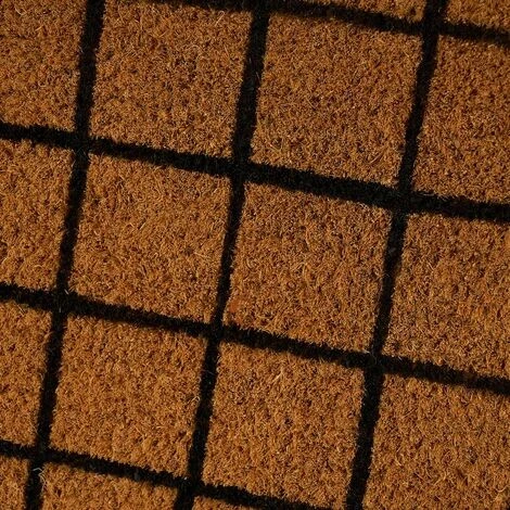 LOLA HOME Tapis Carré En Fibre De Coco Marron Antidérapant 75x25 Cm. 2 LOLA HOME Tapis Carré En Fibre De Coco Marron Antidérapant 75x25 Cm. – Image 2