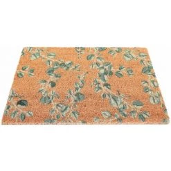 TOILINUX Paillasson Eucalyptus - 40 X 60 Cm. - Longueur 60 X Largeur 40 Cm - Marron