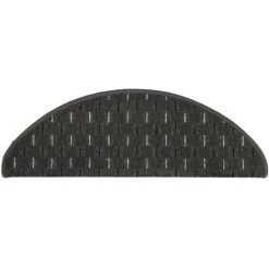 VidaXL Tapis De Marches D'escalier 15 Pcs Anthracite 56x20 Cm - Anthracite -Tapis et paillasson Soldes 45291648 5