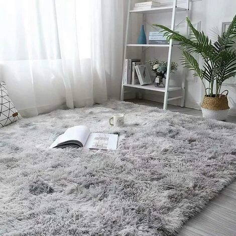 TINOR Tapis Salon 160x230cm, Moelleux Tapis, Haute Qualité Anti-poussière, Pour Intérieur, Séjour, Chambre, Couloir - Gris 3 TINOR Tapis Salon 160x230cm, Moelleux Tapis, Haute Qualité Anti-poussière, Pour Intérieur, Séjour, Chambre, Couloir - Gris – Image 3