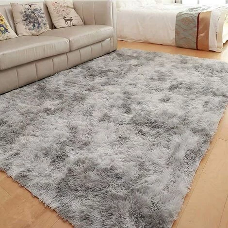 TINOR Tapis Salon 160x230cm, Moelleux Tapis, Haute Qualité Anti-poussière, Pour Intérieur, Séjour, Chambre, Couloir - Gris 4 TINOR Tapis Salon 160x230cm, Moelleux Tapis, Haute Qualité Anti-poussière, Pour Intérieur, Séjour, Chambre, Couloir - Gris – Image 4