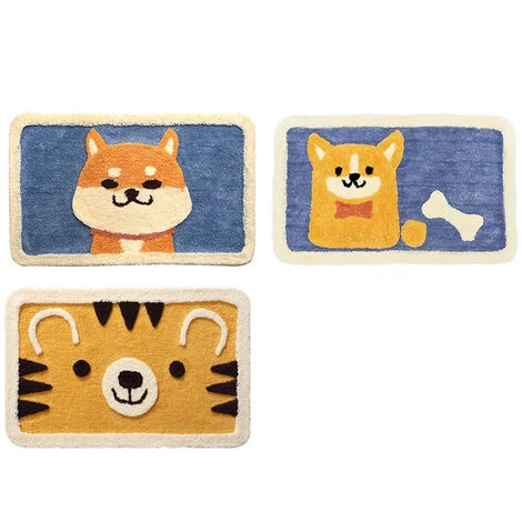 Tapis De Sol En Moquette Flocage, Tapis Antidérapant à L'entrée Des Toilettes Domestiques, Tapis Absorbants, 45*65cm, C,HANBING 2 Tapis De Sol En Moquette Flocage, Tapis Antidérapant à L'entrée Des Toilettes Domestiques, Tapis Absorbants, 45*65cm, C,HANBING – Image 2