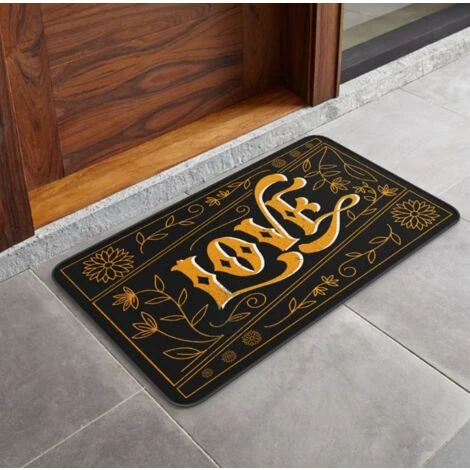 Tapis De Sol Anglais Simples, Entrées De Cuisine Et De Chambre, Tapis De Sol De Salon Imprimés, 40*60cm, J,HANBING 2 Tapis De Sol Anglais Simples, Entrées De Cuisine Et De Chambre, Tapis De Sol De Salon Imprimés, 40*60cm, J,HANBING – Image 2