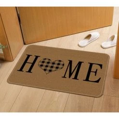 Tapis De Sol En Moquette Imprimée Lettre Anglaise Simple, Moquette Antidérapante Dans Le Salon, 40*60cm, B,HANBING -Tapis et paillasson Soldes 45481009 3