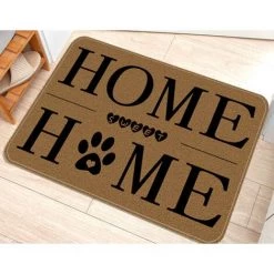 Tapis De Sol En Moquette Imprimée Lettre Anglaise Simple, Moquette Antidérapante Dans Le Salon, 40*60cm, B,HANBING -Tapis et paillasson Soldes 45481009 4