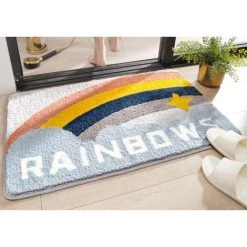 Tapis De Tapis D'entrée De Maison De Flocage, Tapis Antidérapant Absorbant De Salle De Bain Domestique, Paillasson De Porte De Chambre, 50*80cm, A,HANBING 7 Tapis De Tapis D'entrée De Maison De Flocage, Tapis Antidérapant Absorbant De Salle De Bain Domestique, Paillasson De Porte De Chambre, 50*80cm, A,HANBING -Tapis et paillasson Soldes 45481028 3