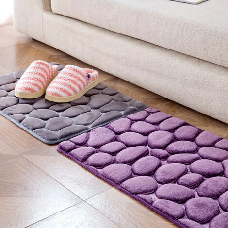 Tapis De Sol En Galets 3D Tapis De Cuisine Et De Salle De Bain Tapis Absorbant Antidérapant, A11,HANBING 4 Tapis De Sol En Galets 3D Tapis De Cuisine Et De Salle De Bain Tapis Absorbant Antidérapant, A11,HANBING – Image 4