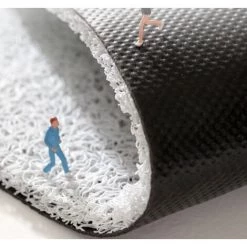 Paillasson Semi-circulaire à Boucle Métallique Hautement élastique, Tapis Antidérapant Résistant à L'usure Et Aux Frottements à La Porte De L'entrée Du Ménage, 45*90cm, A06,HANBING -Tapis et paillasson Soldes 45481428 3