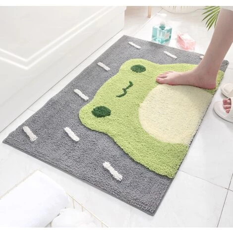Home Flocage Tapis De Sol Tapis De Sol Antidérapants Absorbant L'eau à L'entrée De La Salle De Bain, Paillassons, 45*65cm, B,HANBING 3 Home Flocage Tapis De Sol Tapis De Sol Antidérapants Absorbant L'eau à L'entrée De La Salle De Bain, Paillassons, 45*65cm, B,HANBING – Image 3