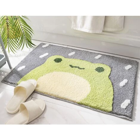 Home Flocage Tapis De Sol Tapis De Sol Antidérapants Absorbant L'eau à L'entrée De La Salle De Bain, Paillassons, 45*65cm, B,HANBING 4 Home Flocage Tapis De Sol Tapis De Sol Antidérapants Absorbant L'eau à L'entrée De La Salle De Bain, Paillassons, 45*65cm, B,HANBING – Image 4