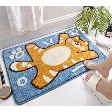 Tapis De Sol Pour Entrée De Salle De Bain, Tapis De Sol Absorbant Pour Salle De Bain à Domicile, Tapis Antidérapant Pour Entrée De Chambre, 40*60cm, B,HANBING 3 Tapis De Sol Pour Entrée De Salle De Bain, Tapis De Sol Absorbant Pour Salle De Bain à Domicile, Tapis Antidérapant Pour Entrée De Chambre, 40*60cm, B,HANBING – Image 3