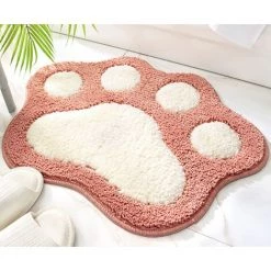 Tapis Absorbant Antidérapant Pour Salle De Bain à Domicile, Tapis Porte-à-porte, Tapis De Chambre à Coucher, Rose, 45 * 60cm,HANBING -Tapis et paillasson Soldes 45481469 3