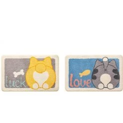 Tapis D'entrée Pour Chambre à Coucher Tapis De Porte Pour Salle De Bain à La Maison Tapis De Pied Antidérapant Absorbant Pour Salle De Bain, 40*60cm, Chien,HANBING -Tapis et paillasson Soldes 45487984 3