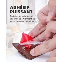 ELLE Boudin De Porte Isolant, Adhésif Bas De Porte Anti Froid, Souple Silicone Boudin Porte, Insonorisé Isolation Porte, Boudin De Porte Stop Froid, 91x 5cm Calfeutrage Bas De Porte, Brun -Tapis et paillasson Soldes 45683172 3