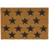 YESDEKO Paillasson Coco Noir 40x60cm Étoile