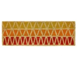 YESDEKO Paillasson Coco Multicolore 25x75cm Orange