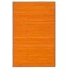 YESDEKO Tapis Bambou Naturel Lattes 60x90cm | Orange - Orange