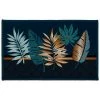 Paris Prix - Tapis Déco Imprimé "alianor" 50x80cm Bleu