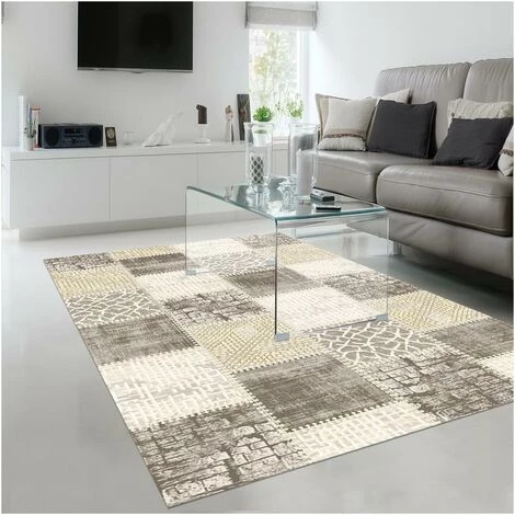 UNAMOURDETAPIS Tapis Salon 80x300 Cm Rectangulaire KHY SILICA Beige Couloir Adapté Au Chauffage Par Le Sol - Beige 1 UNAMOURDETAPIS Tapis Salon 80x300 Cm Rectangulaire KHY SILICA Beige Couloir Adapté Au Chauffage Par Le Sol - Beige