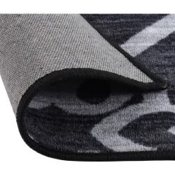 VidaXL Tapis De Couloir Noir 80x300 Cm - Noir 7 VidaXL Tapis De Couloir Noir 80x300 Cm - Noir -Tapis et paillasson Soldes 45870731 3