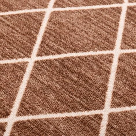 VidaXL Tapis De Couloir Marron Foncé 80x100 Cm - Brun 5 VidaXL Tapis De Couloir Marron Foncé 80x100 Cm - Brun – Image 5