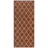 VidaXL Tapis De Couloir Marron Foncé 80x250 Cm - Brun