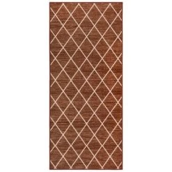VidaXL Tapis De Couloir Marron Foncé 80x250 Cm - Brun