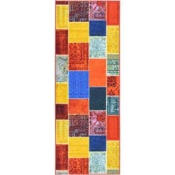 VidaXL Tapis De Couloir Multicolore 80x250 Cm - Multicolore