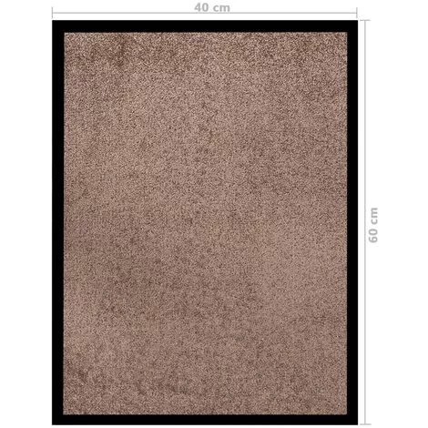 YOUTHUP Paillasson Marron 40x60 Cm - Brun 5 YOUTHUP Paillasson Marron 40x60 Cm - Brun – Image 5