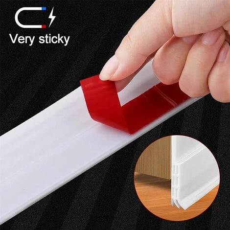 ALMI Calfeutrer Bas De Porte. Bande D'Etanchéité En Silicone Souple. Adhésif Imperméable à L'eau Isolement Du Bruit Du Passage D'air Anti Souris Cafard Pour Les Fissures Et Les Espaces 4 ALMI Calfeutrer Bas De Porte. Bande D'Etanchéité En Silicone Souple. Adhésif Imperméable à L'eau Isolement Du Bruit Du Passage D'air Anti Souris Cafard Pour Les Fissures Et Les Espaces – Image 4