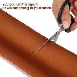 ALMI Bas De Porte Double Isolant Boudin De Porte Anti Froid Boudin De Porte Double Isolant Boudin Protection Contre Courants D'air Anti Bruit Joint De Porte Interieur Universel Étanche (Marron - A) -Tapis et paillasson Soldes 46111474 5