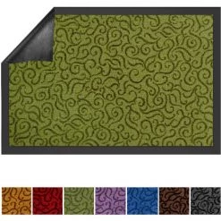 KARAT Tapis D'escalier Propres Brasil Vert 40 X 60 Cm - Vert