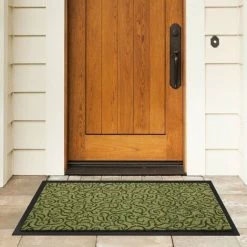 KARAT Tapis D'escalier Propres Brasil Vert 40 X 60 Cm - Vert -Tapis et paillasson Soldes 46420771 5
