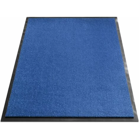 KARAT Tapis Anti-poussière Monochrom Bleu 40 X 60 Cm - Bleu 2 KARAT Tapis Anti-poussière Monochrom Bleu 40 X 60 Cm - Bleu – Image 2