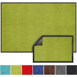 KARAT Tapis Anti-poussière Monochrom Chaux 40 X 60 Cm - Lime