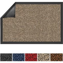 KARAT Tapis Antistatique SKY Performa Noir Ocre 40 X 60 Cm - Ocre-Noir