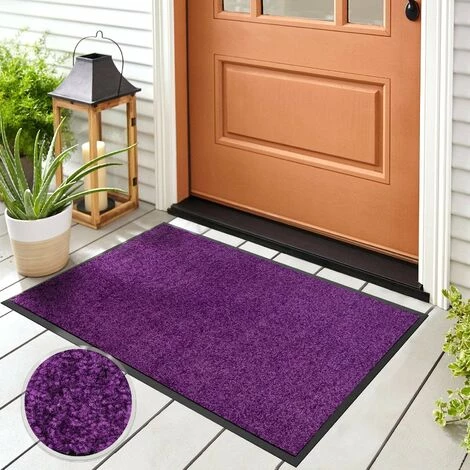 USE & WASH Paillasson Violet 28 40 X 60 Cm - Violet 5 USE & WASH Paillasson Violet 28 40 X 60 Cm - Violet – Image 5