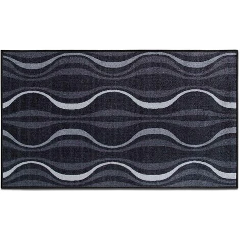 KARAT Tapis De Passage Sur Mesure Ambroisie 80 X 100 Cm - Noir 2 KARAT Tapis De Passage Sur Mesure Ambroisie 80 X 100 Cm - Noir – Image 2