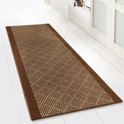 KARAT Tapis De Passage Sur Mesure Boulevard Chocolat 67 X 150 Cm - Marron