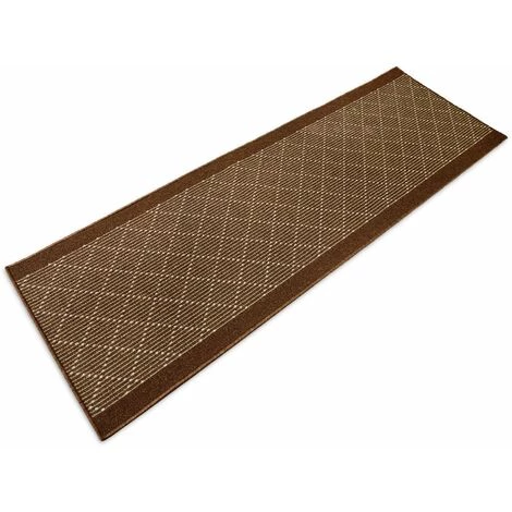 KARAT Tapis De Passage Sur Mesure Boulevard Chocolat 67 X 150 Cm - Marron 2 KARAT Tapis De Passage Sur Mesure Boulevard Chocolat 67 X 150 Cm - Marron – Image 2